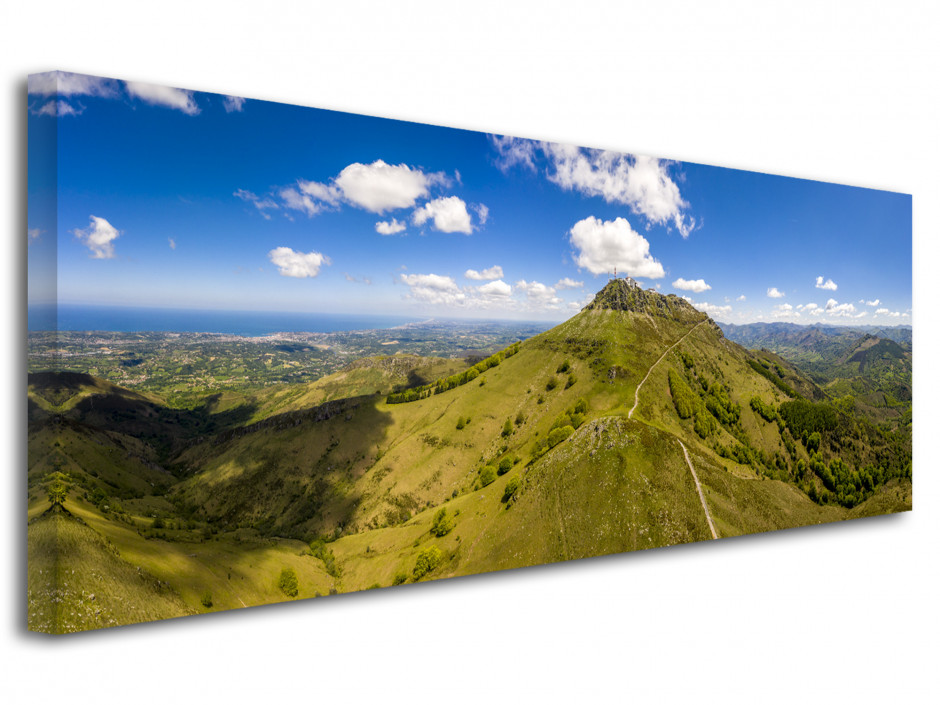 Tableau photographie du Pays Basque La montagne de la Rhune