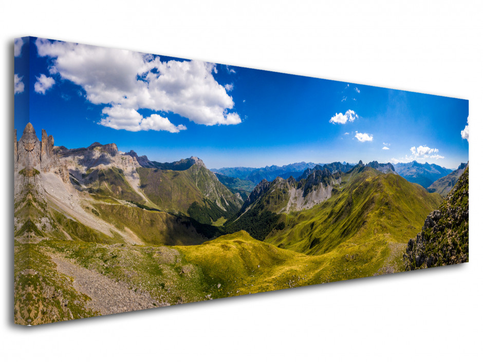 Tableau photo panoramique La Vallée d'Ansabère