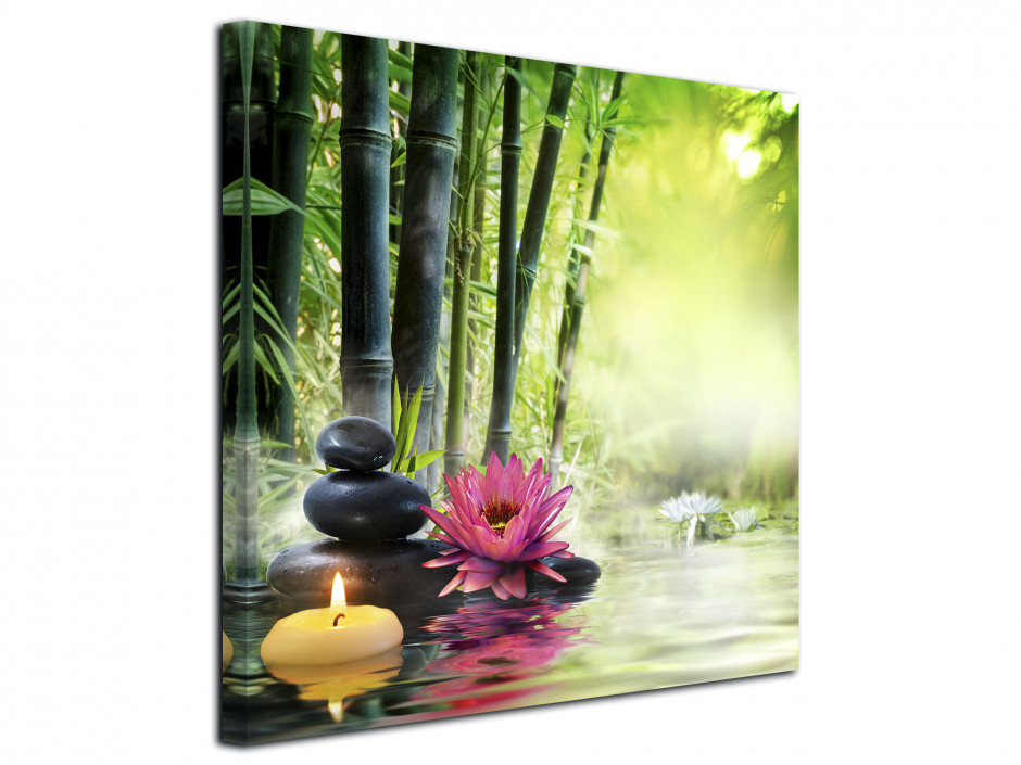 Tableau Zen Foret De Bambou Decoration Murale Zen Declina