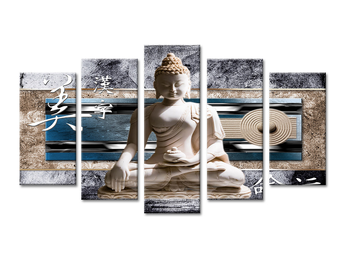 Tableau XXL méditation : tableau bouddha zen grand format