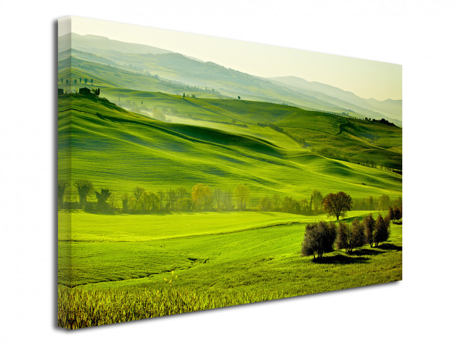 Tableau toile deco PAYSAGE DE CAMPAGNE