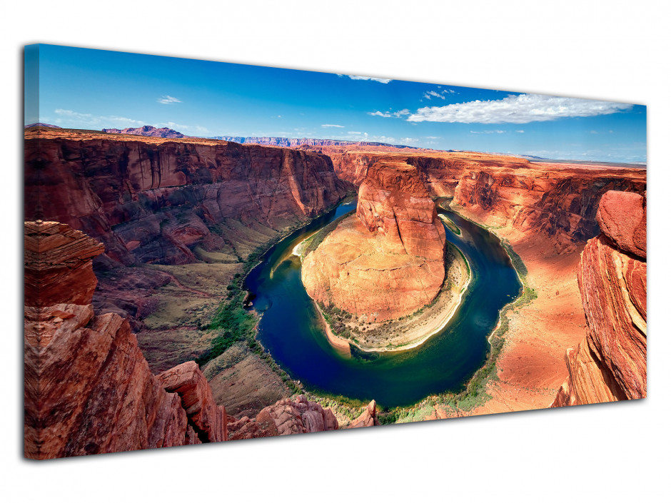 Tableau deco panorama sur Horseshoe Bend