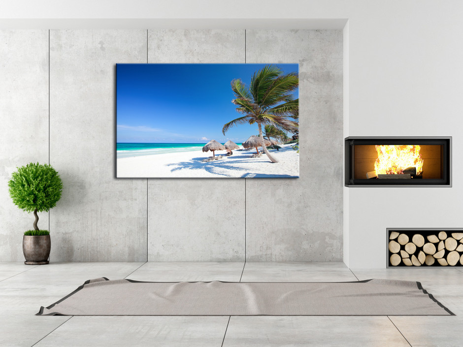 HXA DECO - Decoration murale, Tableau Mural Tableau Contemporain, Tableau  Triptyque Paysage Ponton dans les caraibes - 90x60 cm - Cdiscount Maison