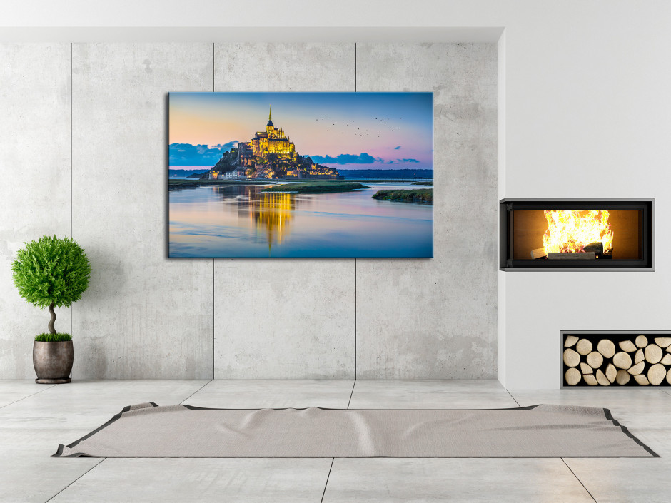 Tableau déco photo baie du mont-Saint-Michel