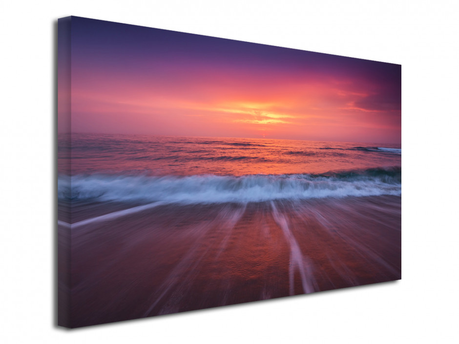 Tableau photo SUNSET SUR LA PLAGE