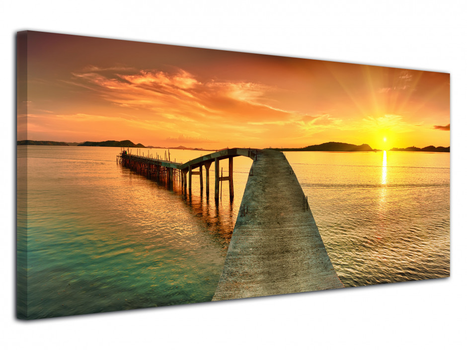 Tableau Photo Paysage Coucher De Soleil Vente De Tableau Declina