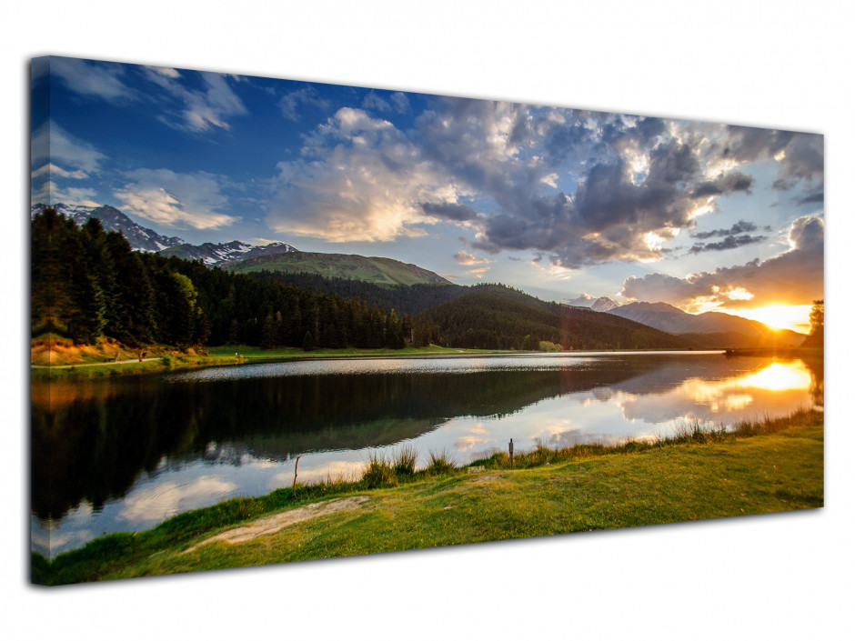 Tableau deco panoramique sur le LAC DE PAYOLLE