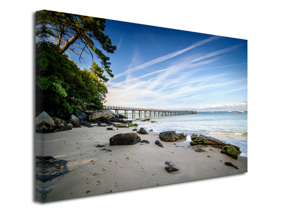 Tableau deco toile PLAGE DE NOIRMOUTIER