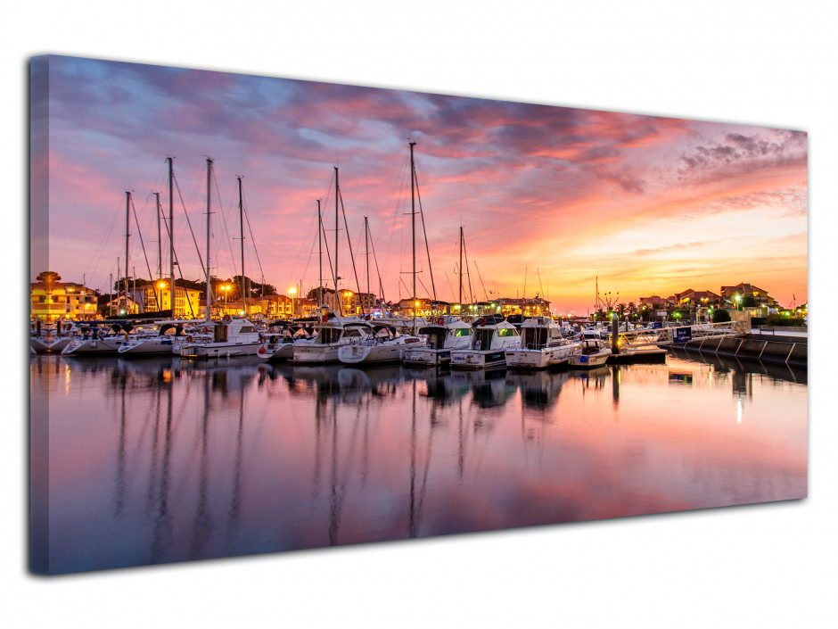 Tableau photo panoramique PORT DE CAPBRETON