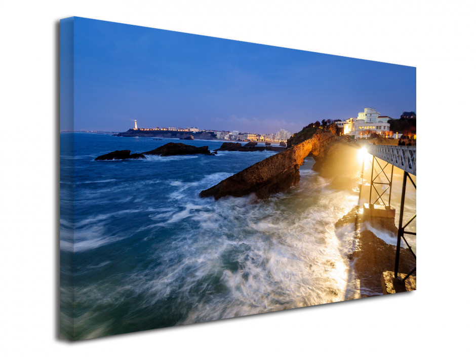 Tableau photo paysage ROCHER DE LA VIERGE BIARRITZ