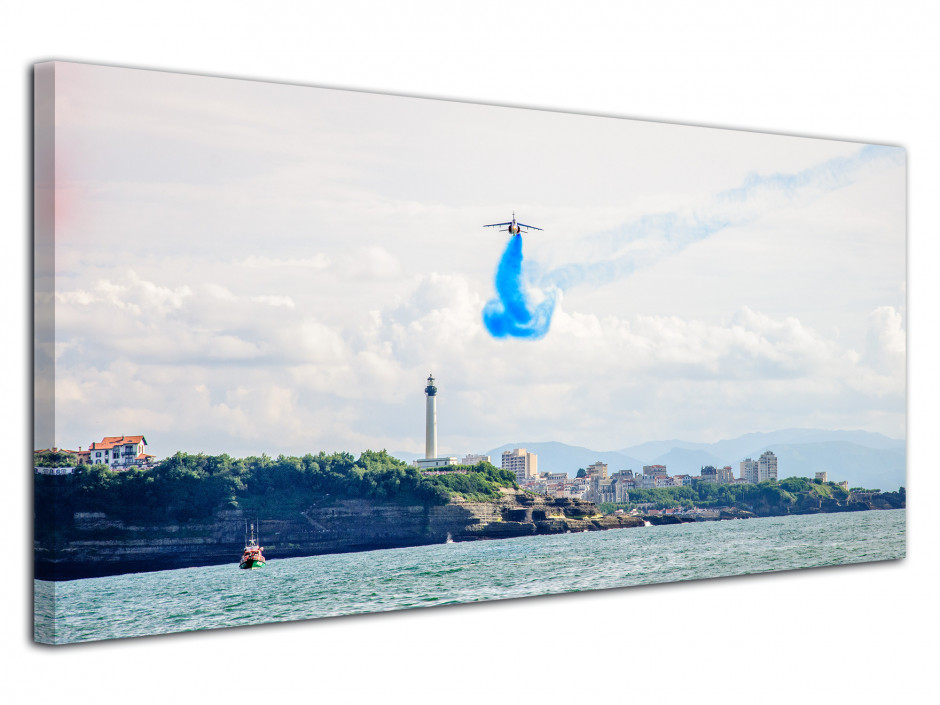 Tableau déco patrouille de France à Biarritz