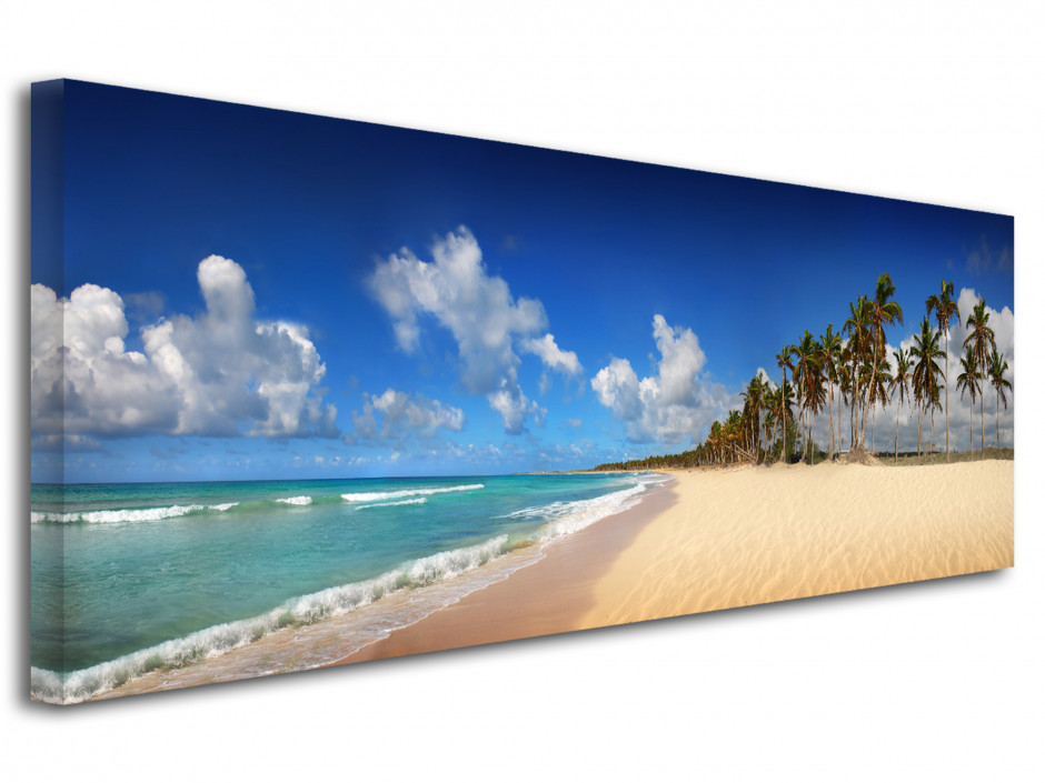 Tableau panoramique PLAGE TROPICALE