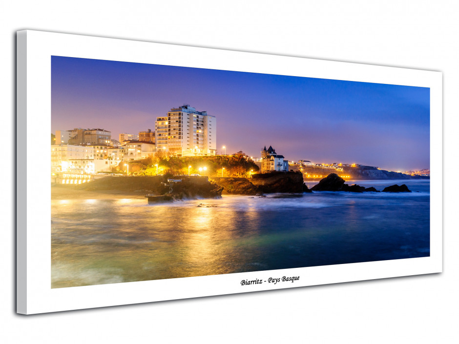 Tableau photo de paysage du pays basque Biarritz