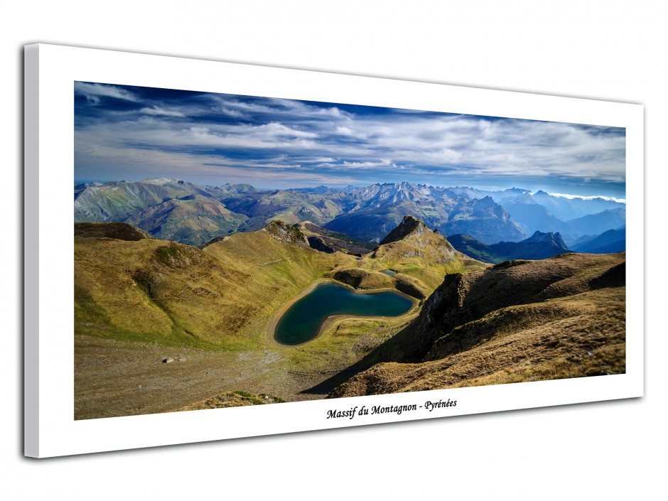 Tableau photo de montagne des Pyrénées