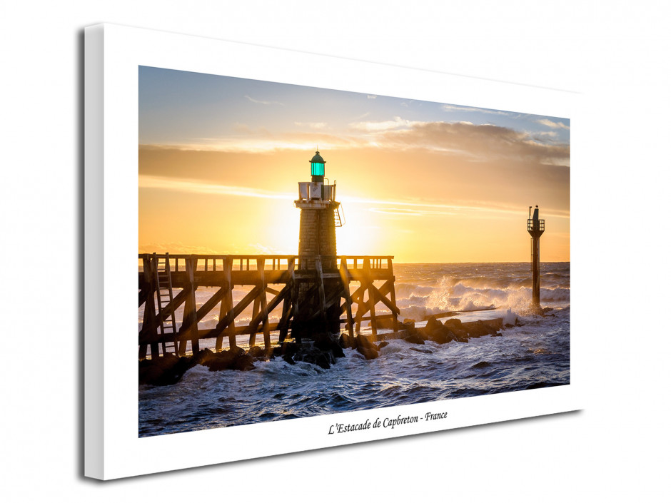 Tableau photo deco toile Phare de Capbreton