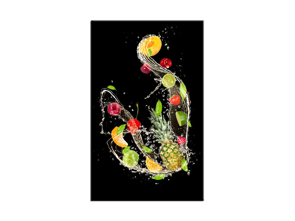 Tableau aluminium deco Eclat de Fruits