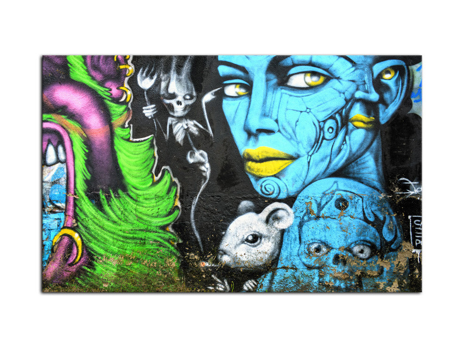 Tableau Graffiti Grand Format