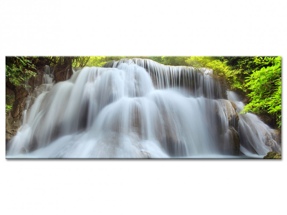 Tableau aluminium panoramique CHUTES D'EAU