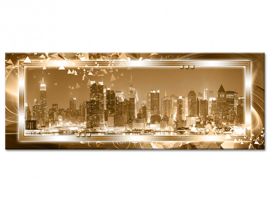 Tableau aluminium panorama MANHATTAN