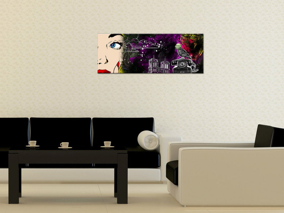Tableau aluminium vintage RÊVE SURRÉALISTE