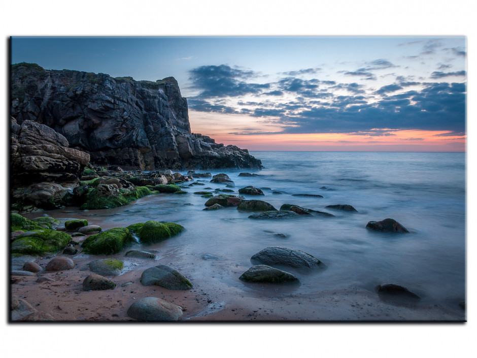 Tableau Aluminium photographie pause longue Quiberon