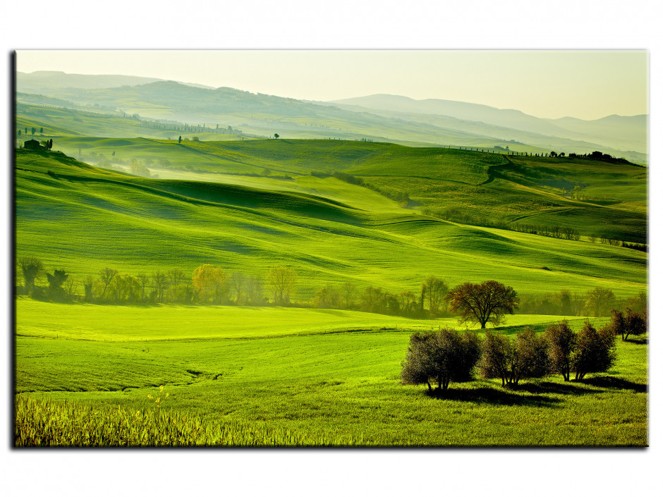 Tableau Aluminium deco PAYSAGE DE CAMPAGNE