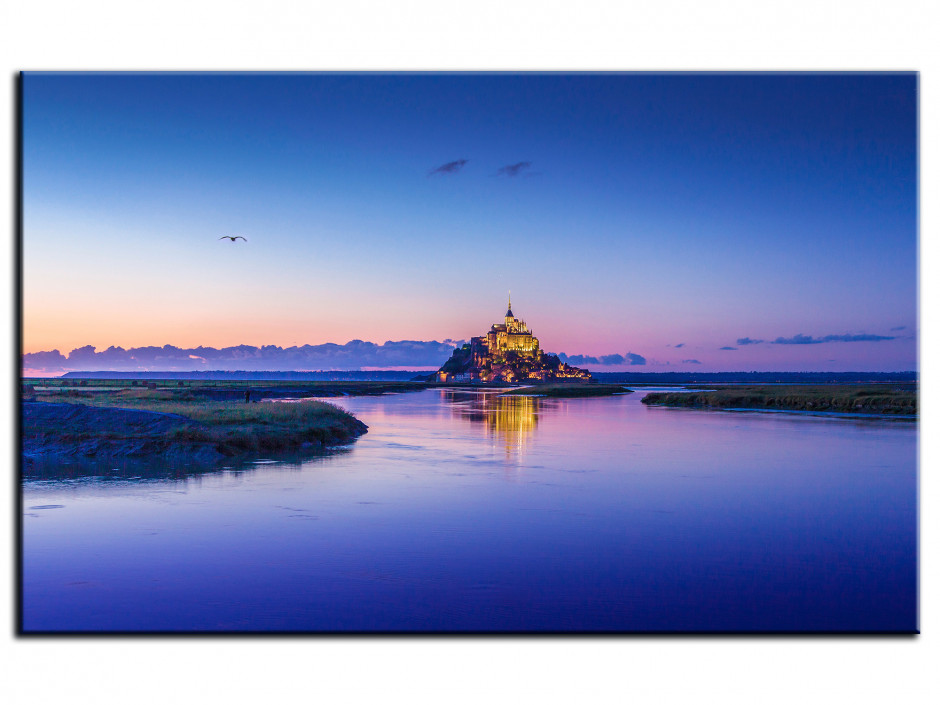 Tableau Aluminium photo paysage MONT ST MICHEL