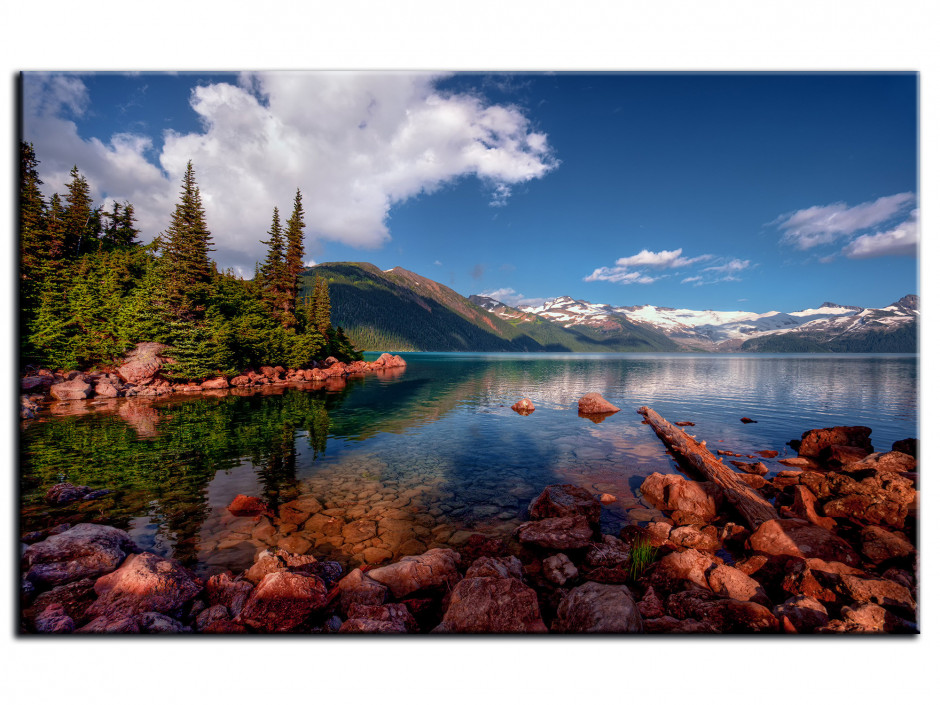 Tableau Aluminium photo LAC DE HAUTE MONTAGNE