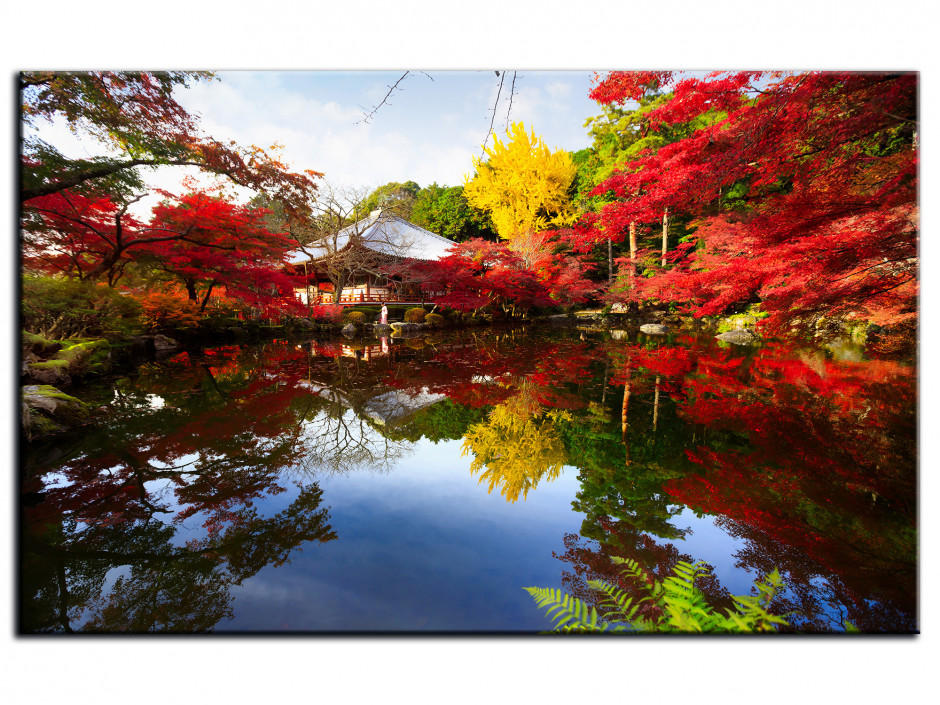 Tableau déco Aluminium REFLET SUR LE LAC