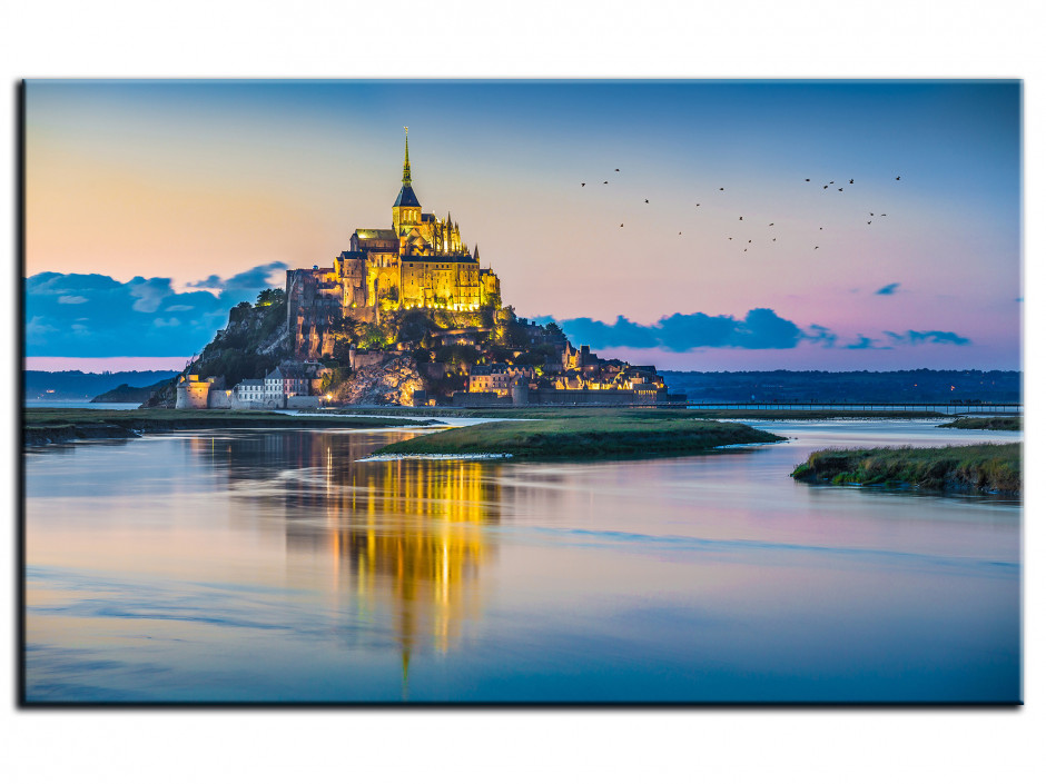 Tableau Aluminium photo baie du mont-Saint-Michel