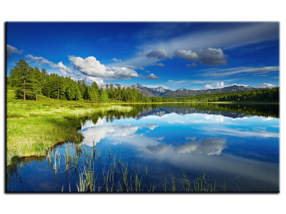 Tableau Aluminium photo LAC DE MONTAGNE