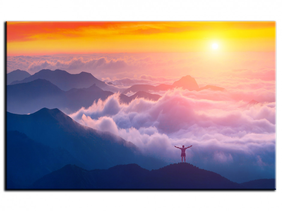 Tableau Aluminium photo MER DE NUAGE