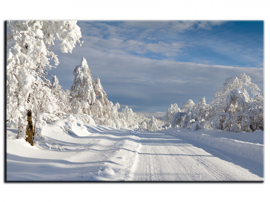 Tableau Aluminium photo ROUTE ENNEIGE