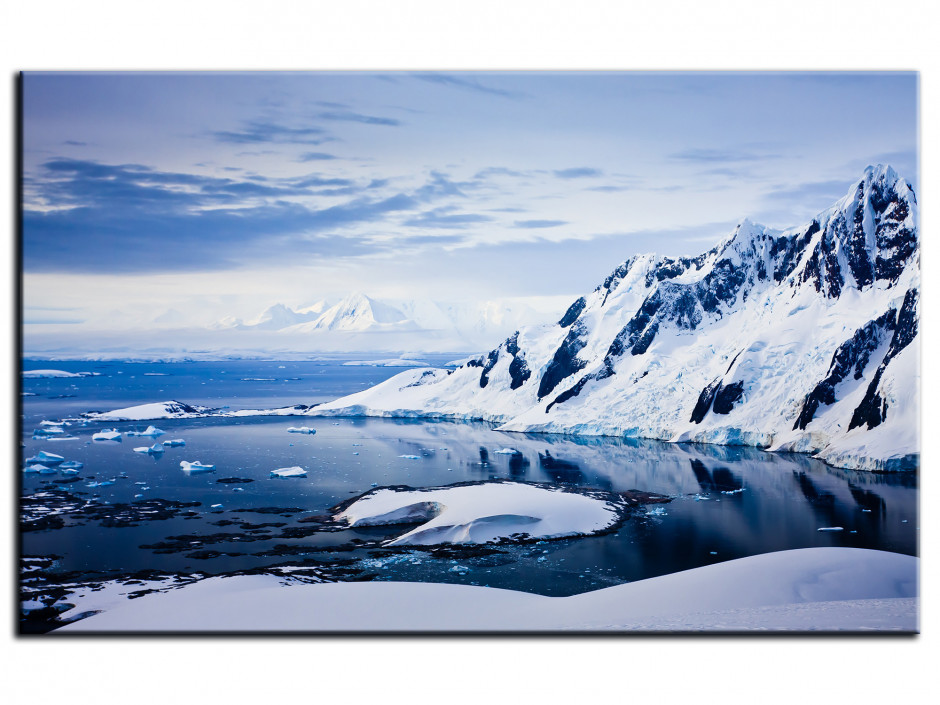 Tableau Aluminium LAC DE MONTAGNE GELÉ