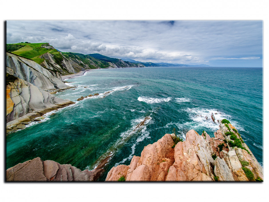 Tableau Aluminium deco ZUMAIA PAYS BASQUE