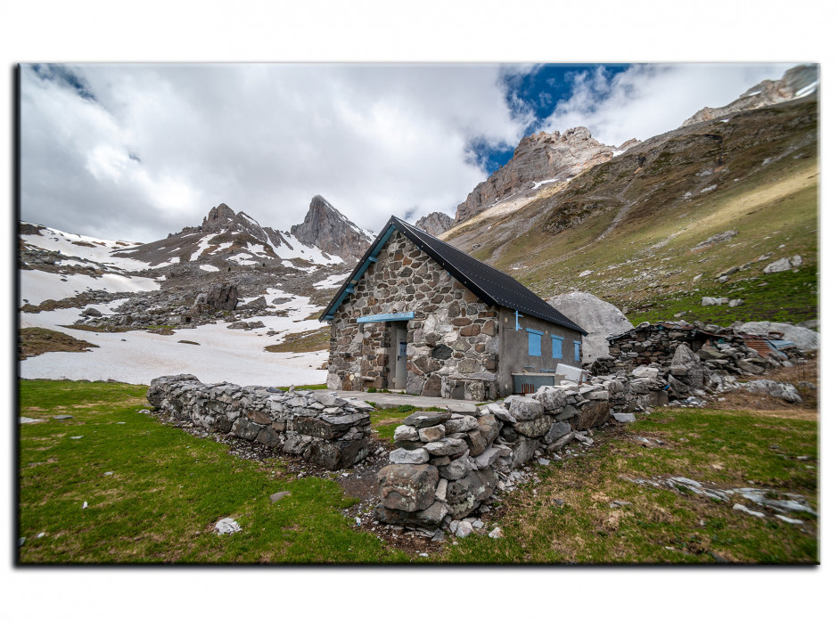 Tableau Aluminium deco CABANE DE LHURS