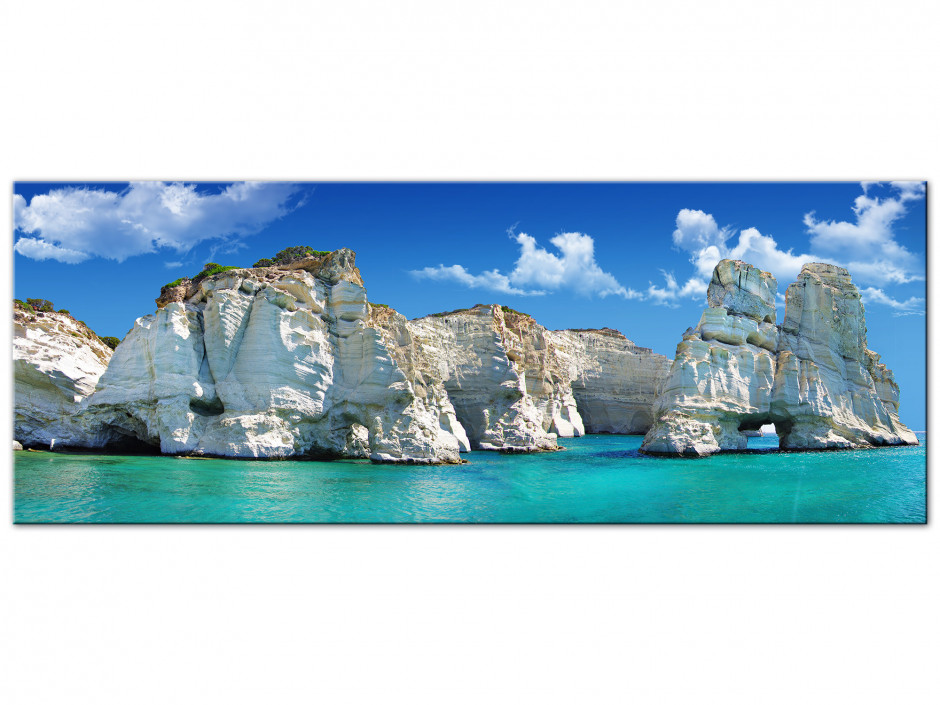 Tableau Aluminium paysage île de milos