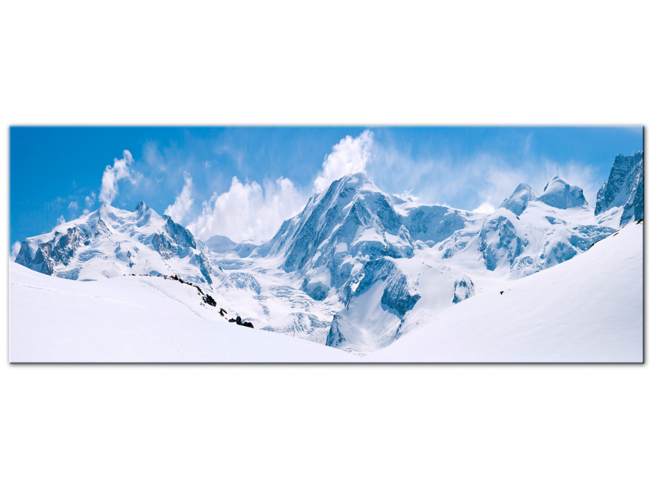 Tableau Aluminium photo de montagne PIC ENNEIGE