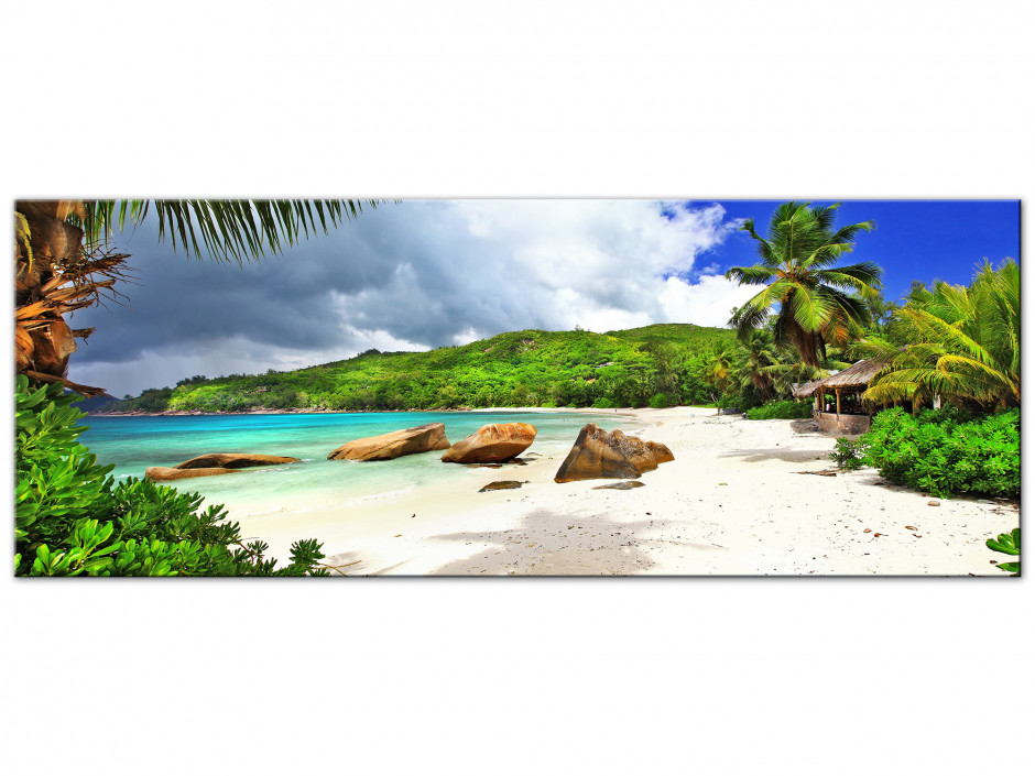 Tableau Aluminium PAYSAGE DES SEYCHELLES