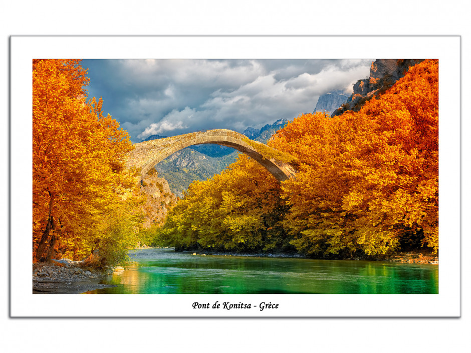 Photo sur Aluminium deco Pont de Konitsa