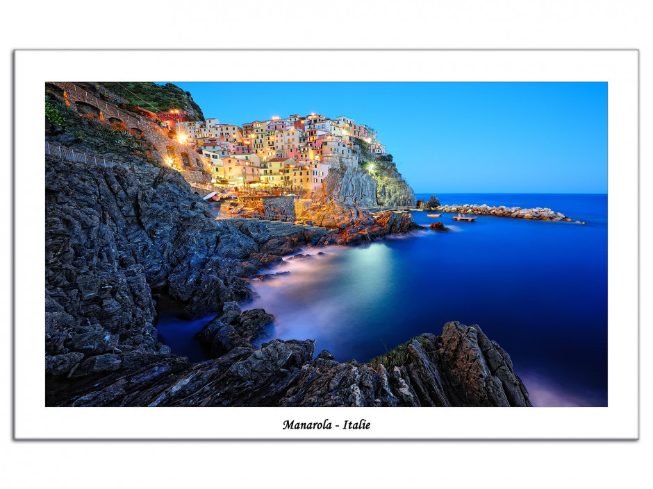 Tableau Aluminium deco Manarola Italie