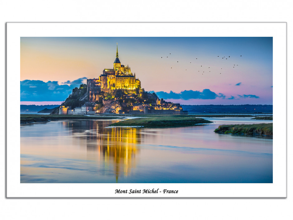 Tableau Aluminium Abbaye du Mont-Saint-Michel