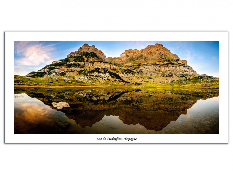 Tableau photo sur Aluminium Lac de Piedrafita