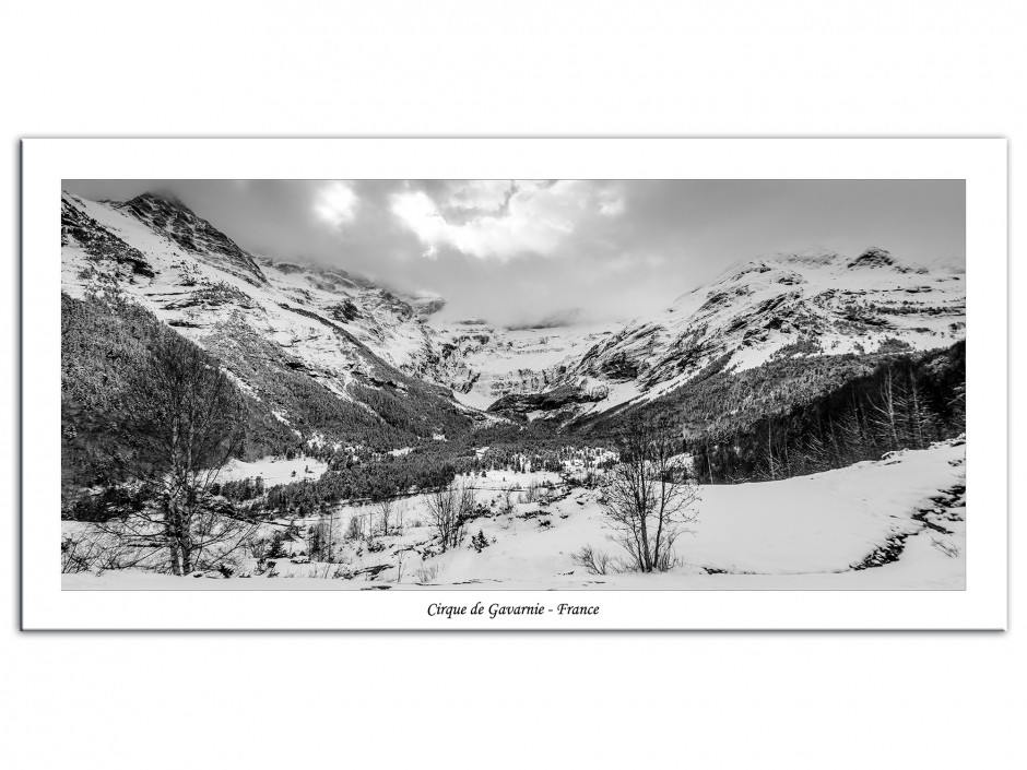 Tableau Aluminium déco paysage de Gavarnie