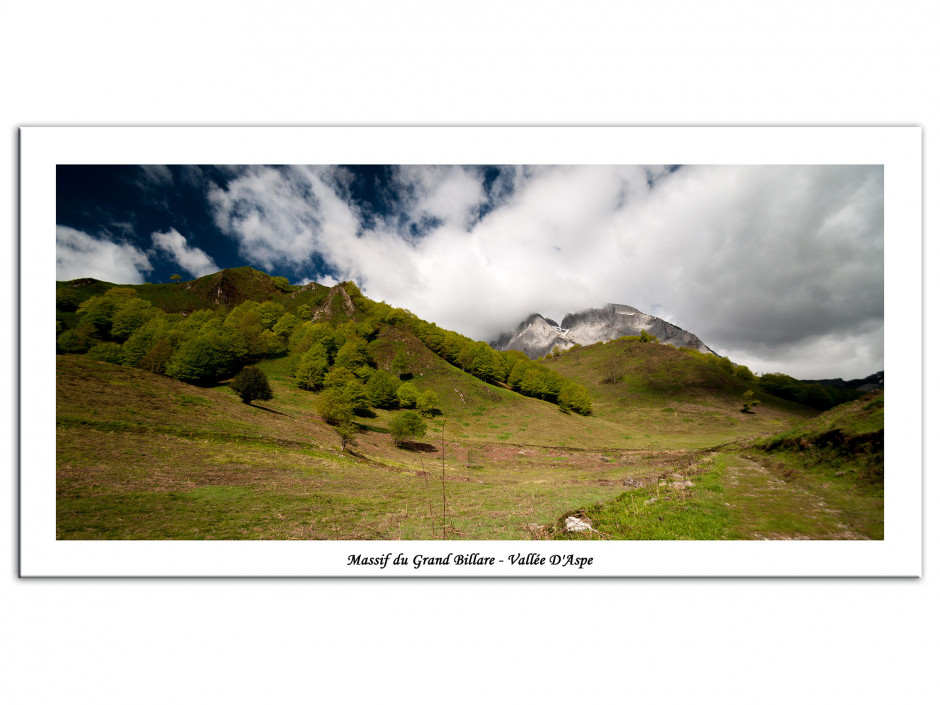 Cadre Aluminium paysage Massif du Grand Billare