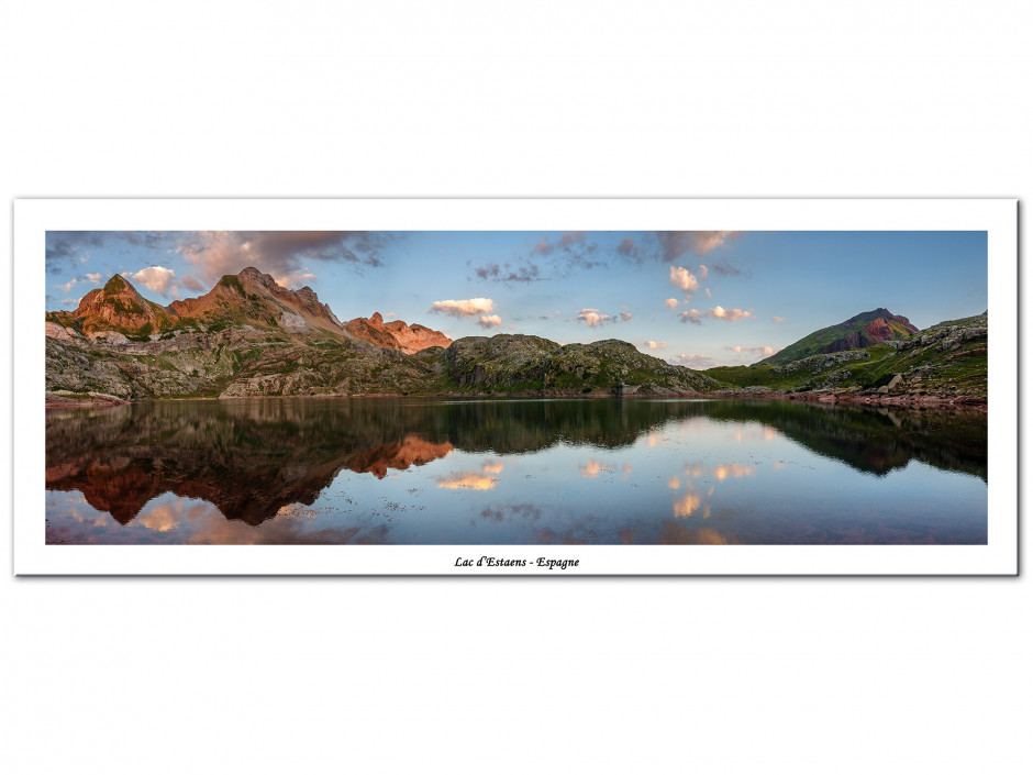 Tableau Aluminium panorama LAC D'ESTAENS