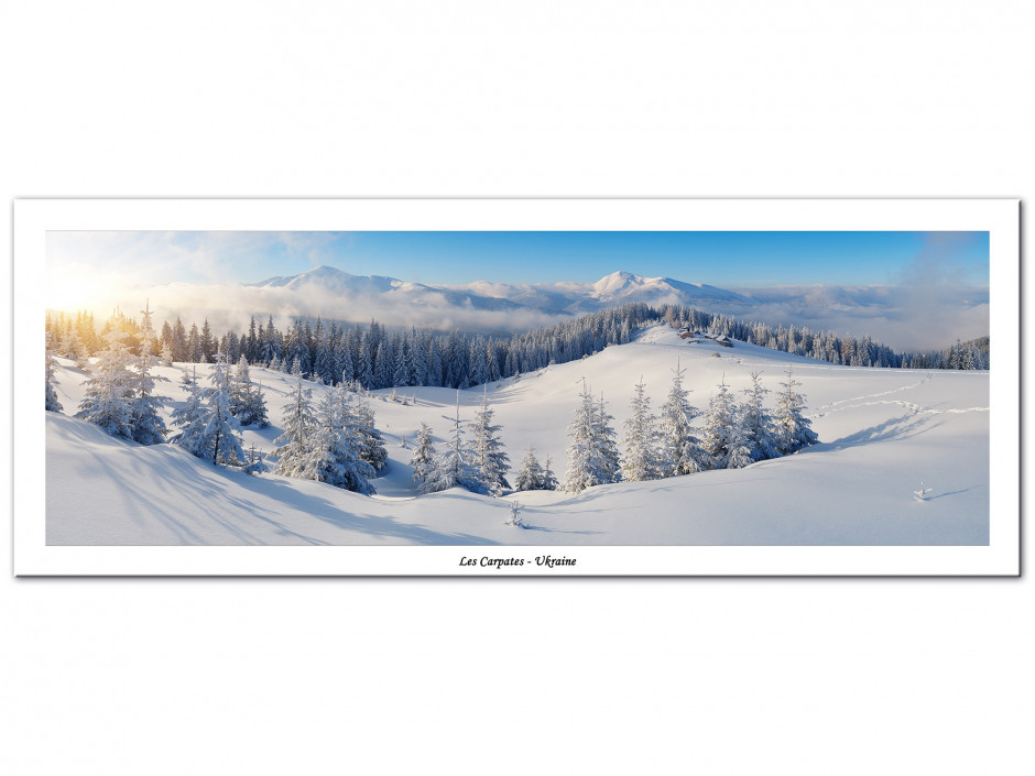 Tableau Aluminium panoramique LES CARPATES