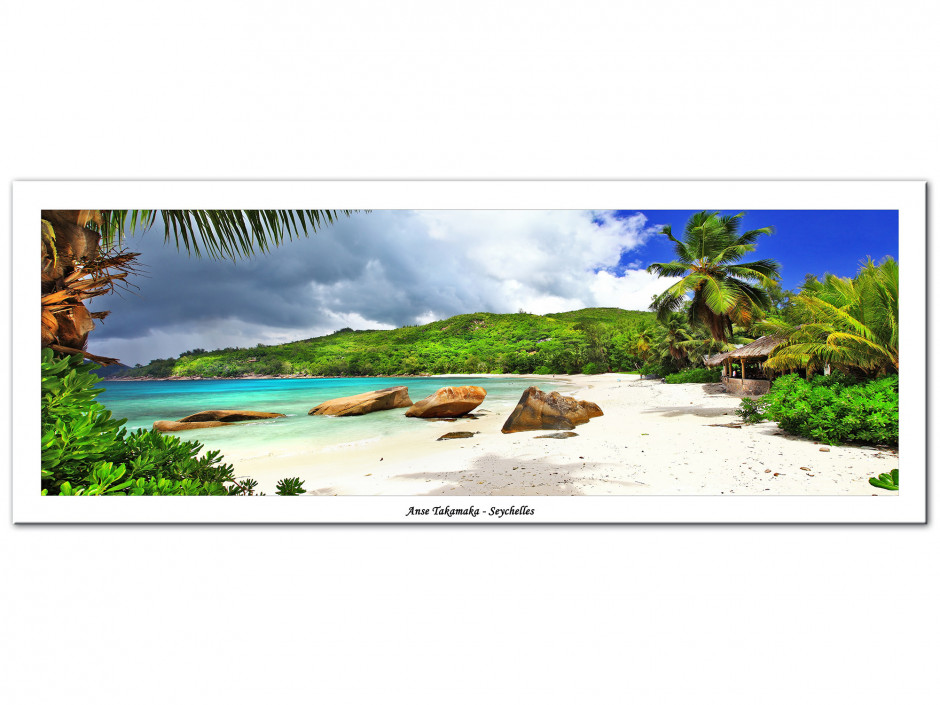 Tableau Aluminium panoramique ANSE TAKAMAKA