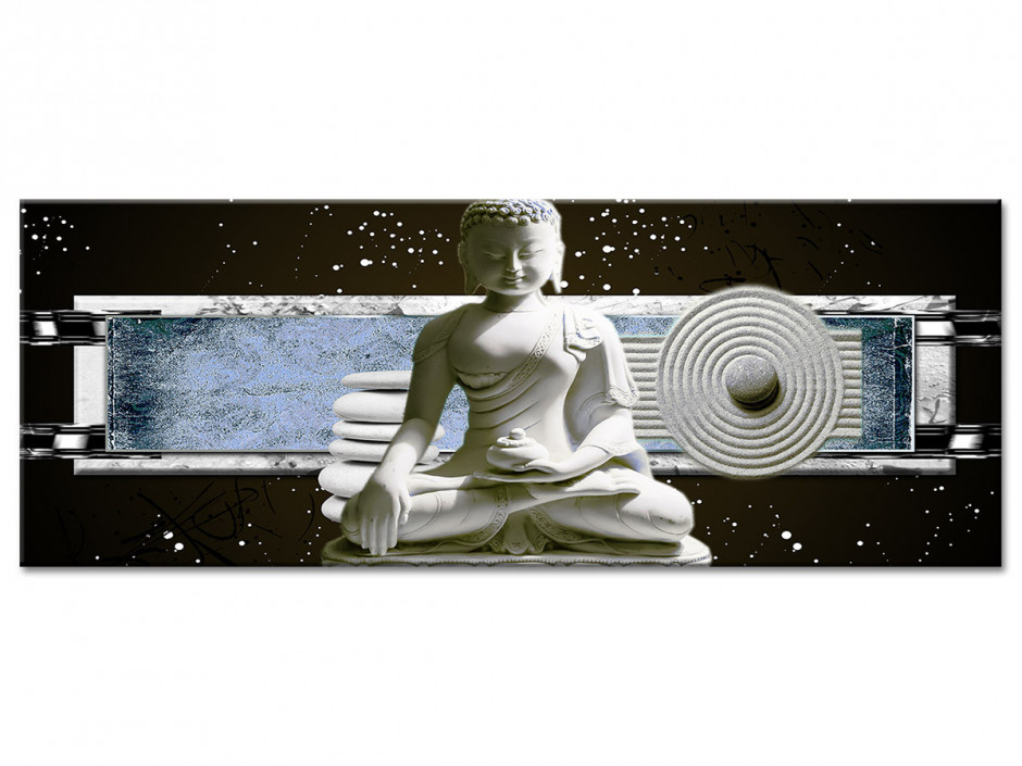 Tableau Aluminium zen décoration STATUE BOUDDHA