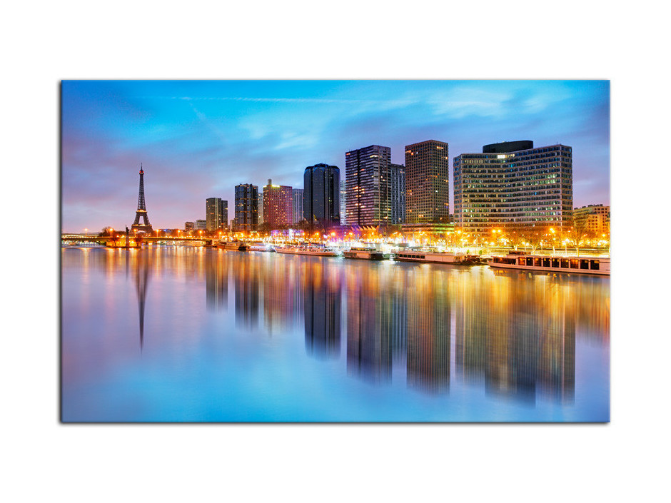 Tableau Aluminium deco Paris de Nuit